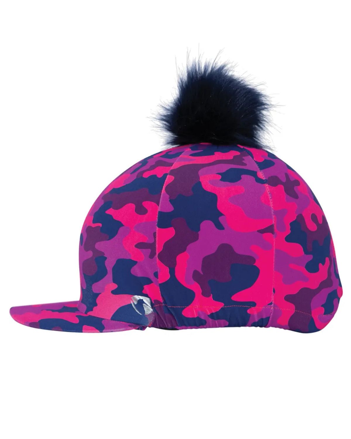 Hy Equestrian DynaForce Hat Cover Raspberry/Navy