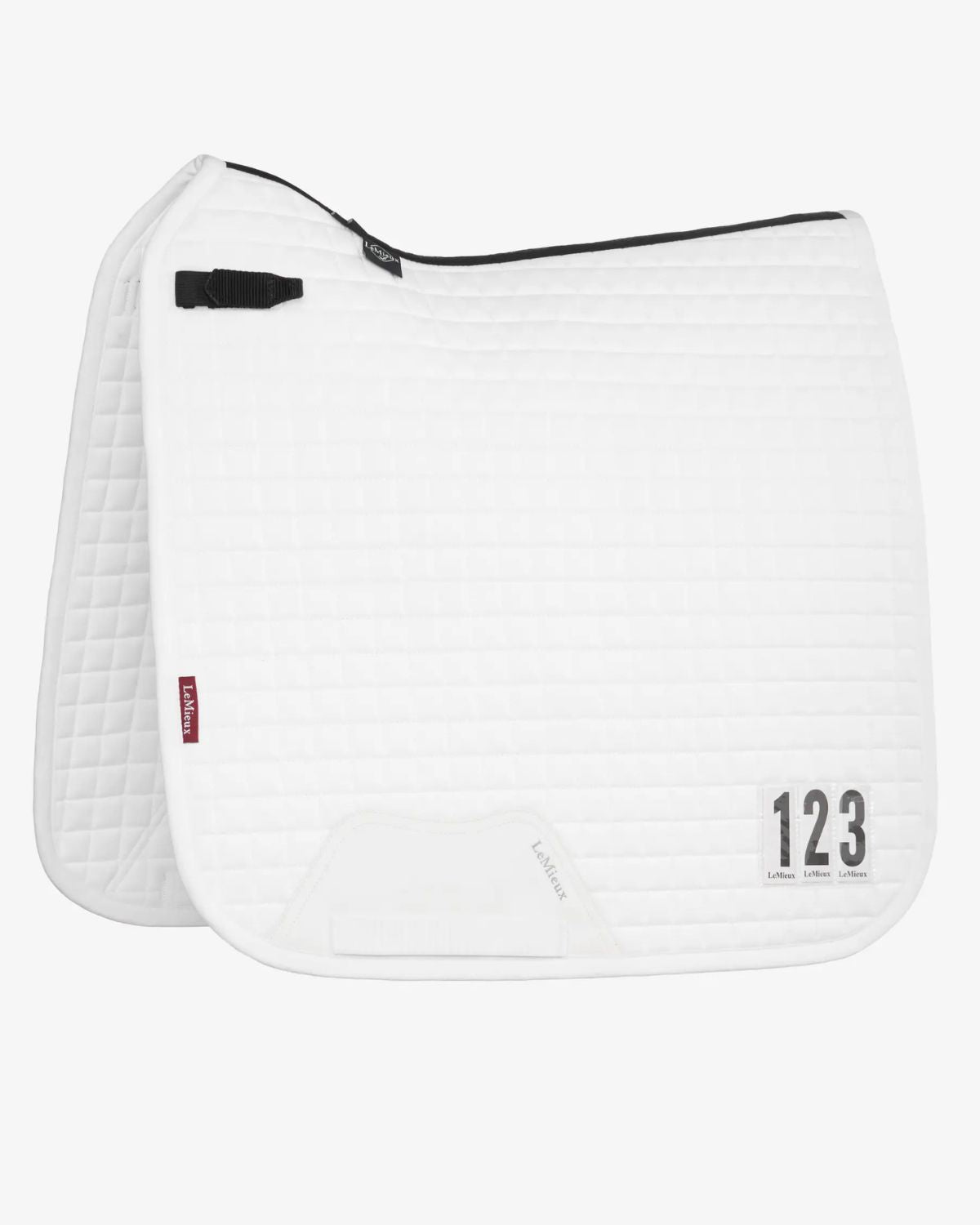 LeMieux Cotton Dressage Competition Square White - Dressage Pad Horse Small/Medium