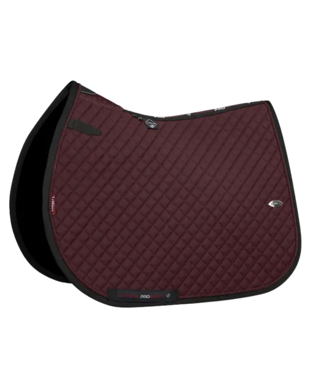 LeMieux Burgundy Pro Wither Relief Jump Saddle Pad | Equestrian Comfort & Performance