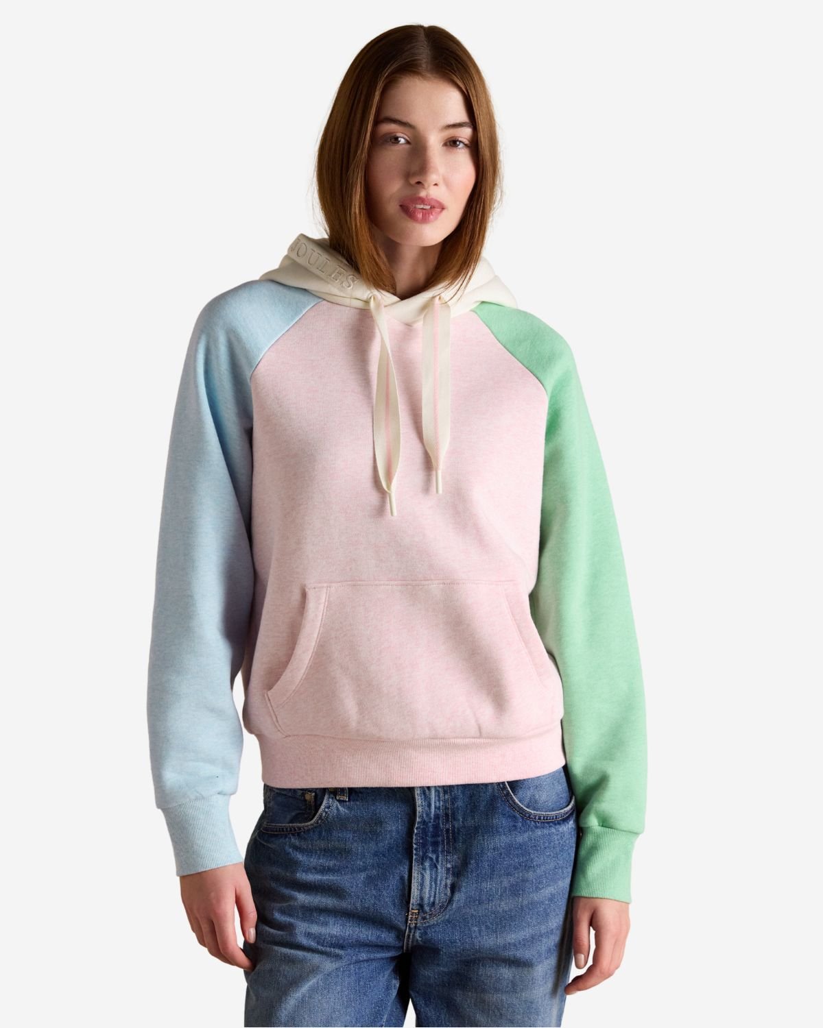 Joules Milbourne Colourblock Cotton Blend Hoodie | Equiflair