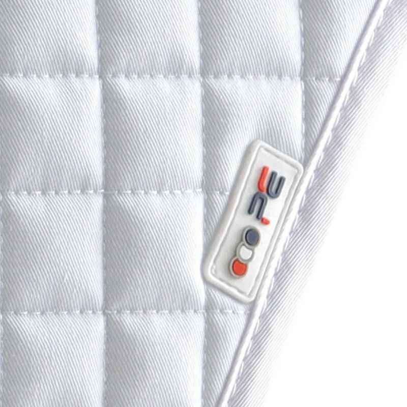 Premier Equine Close Contact Cotton Cross Country Saddle Pad White