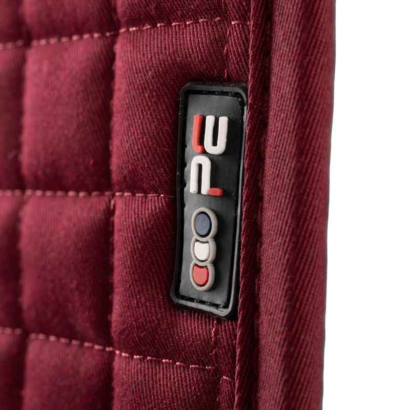 Premier Equine Close Contact Cotton Dressage Saddle Pad Burgundy