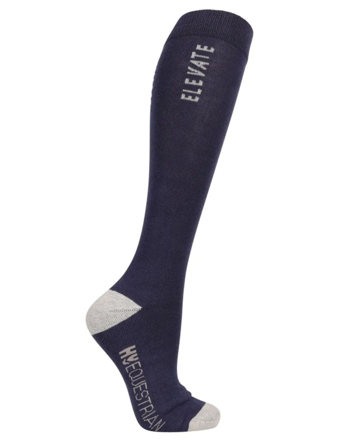Hy Equestrian Elevate Allure Socks Pack of 2 Navy - location-31143526467-outofstock location-31154962499-instock