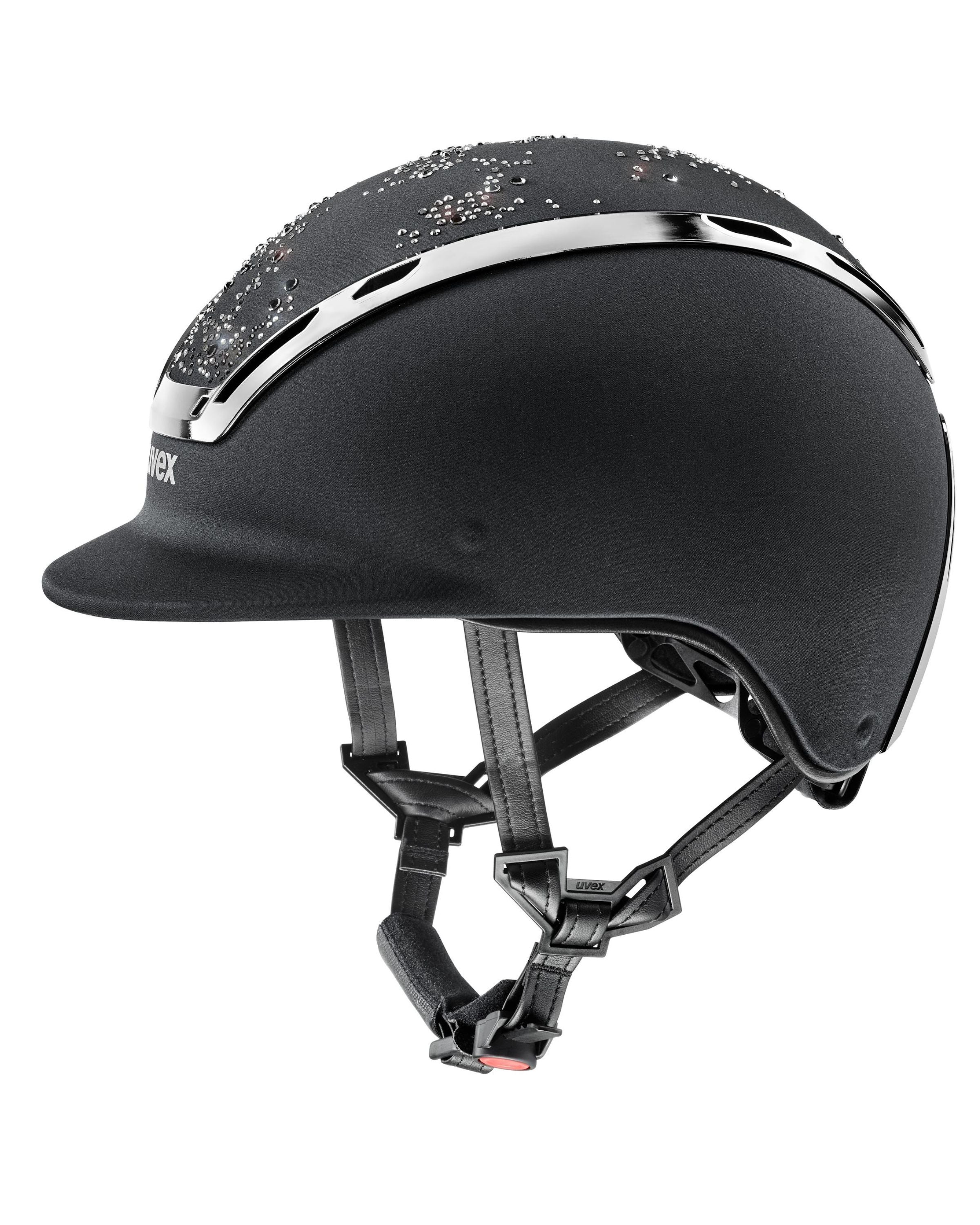 Uvex Exxeed Diamond Riding Helmet - Satin Black
