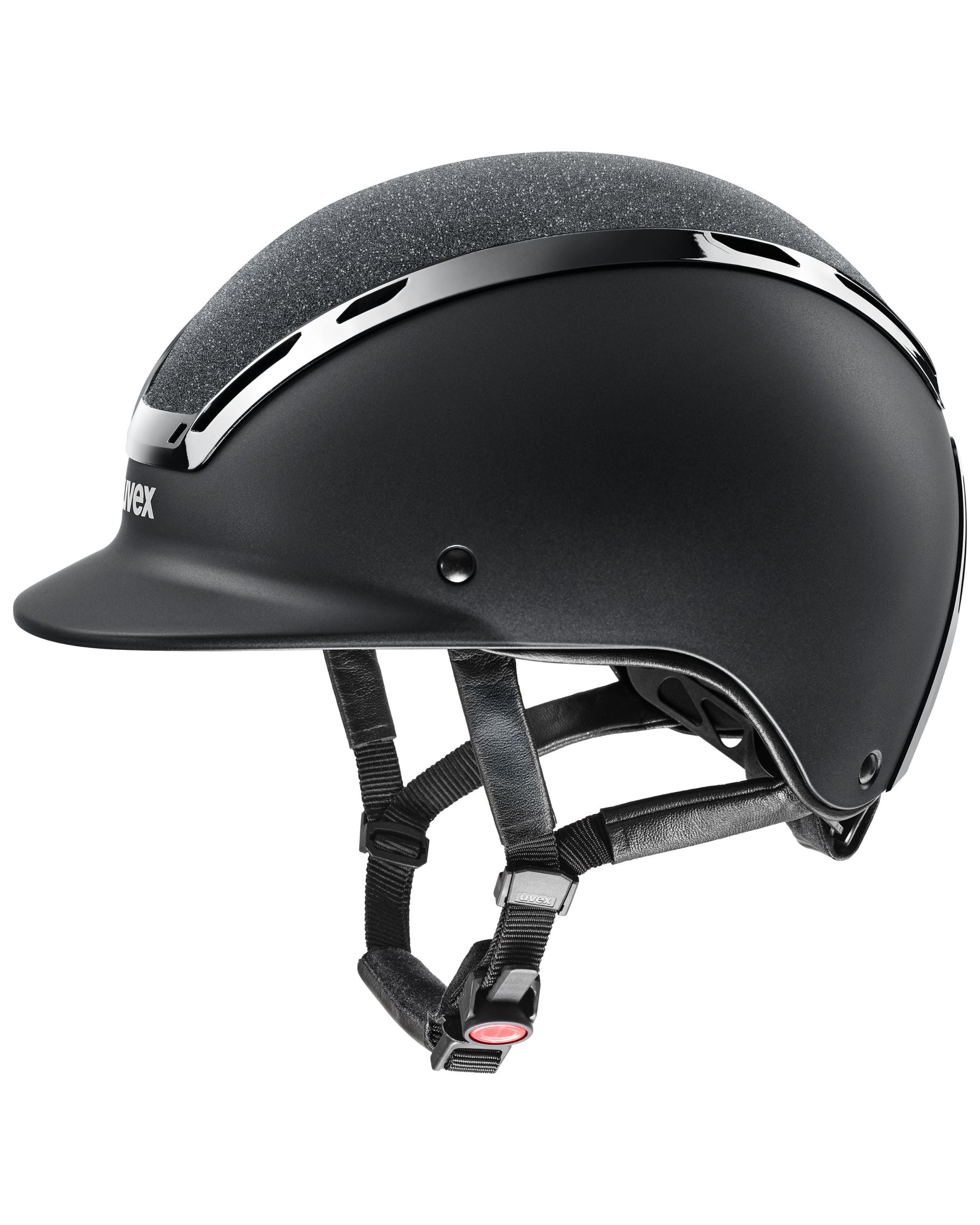 Uvex Exxeed Starshine Riding Helmet - Black