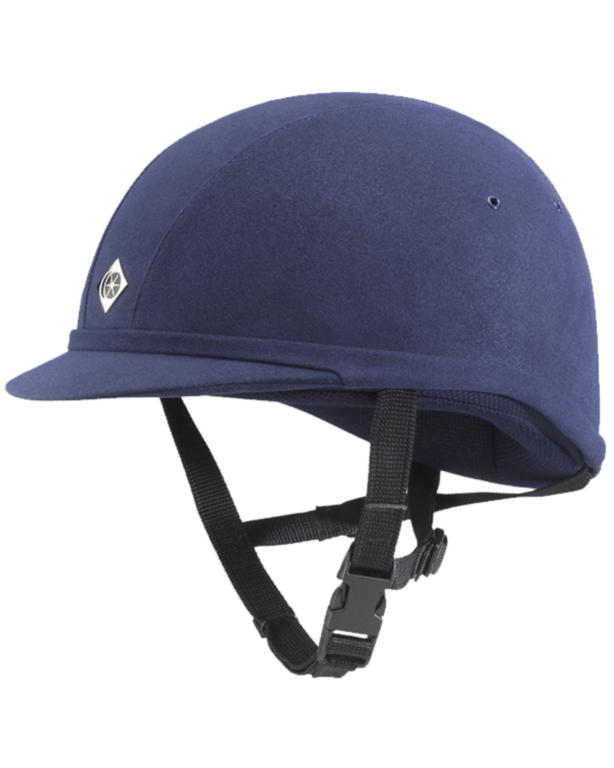 Charles Owen YR8 Junior Navy Riding Helmet: Comfortable & Safe Equestrian Headwear