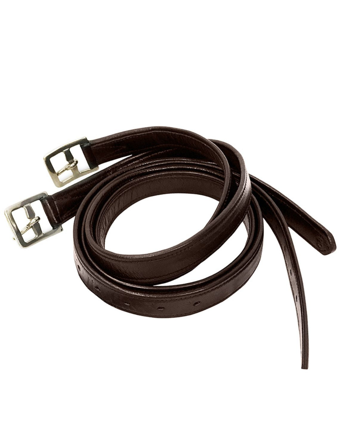 KM Elite Soft Laminated Stirrup Leathers Havana