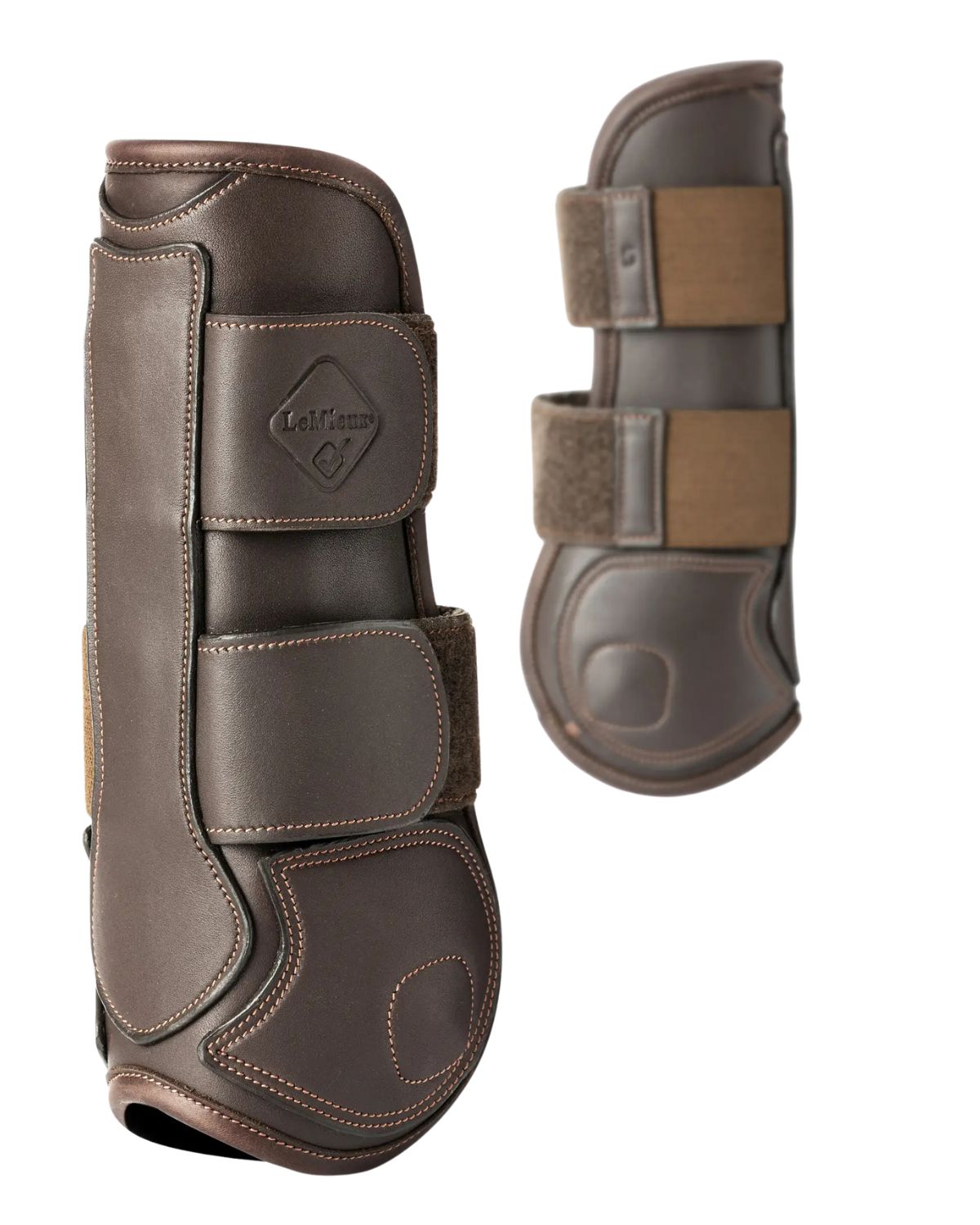 LEMIEUX CAPELLA Brown Tendon Boots - Equestrian Leg Protection, Horse Riding Equipment