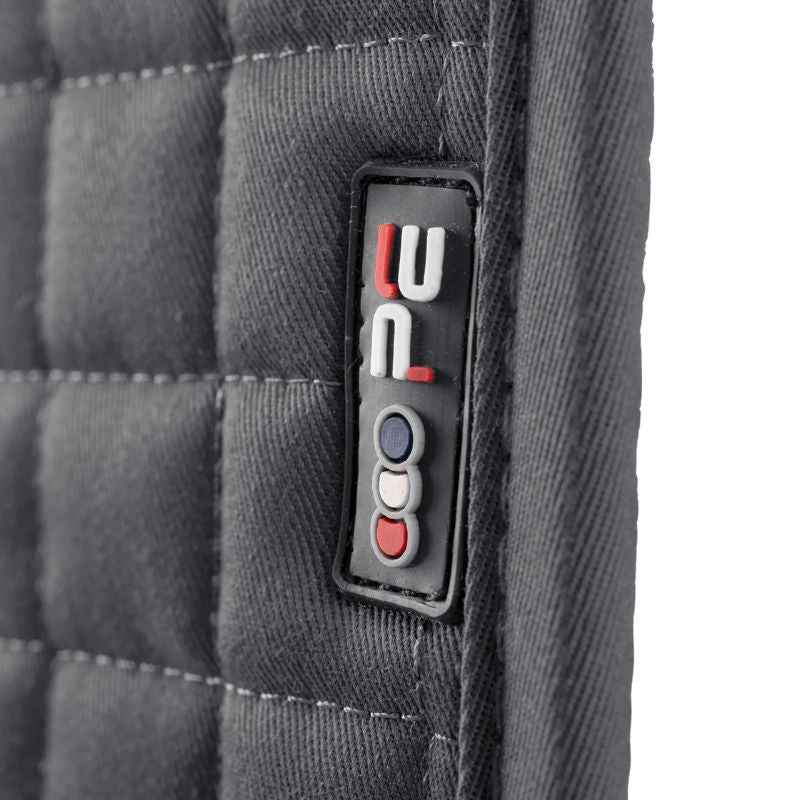Premier Equine Close Contact Cotton Dressage Saddle Pad Grey