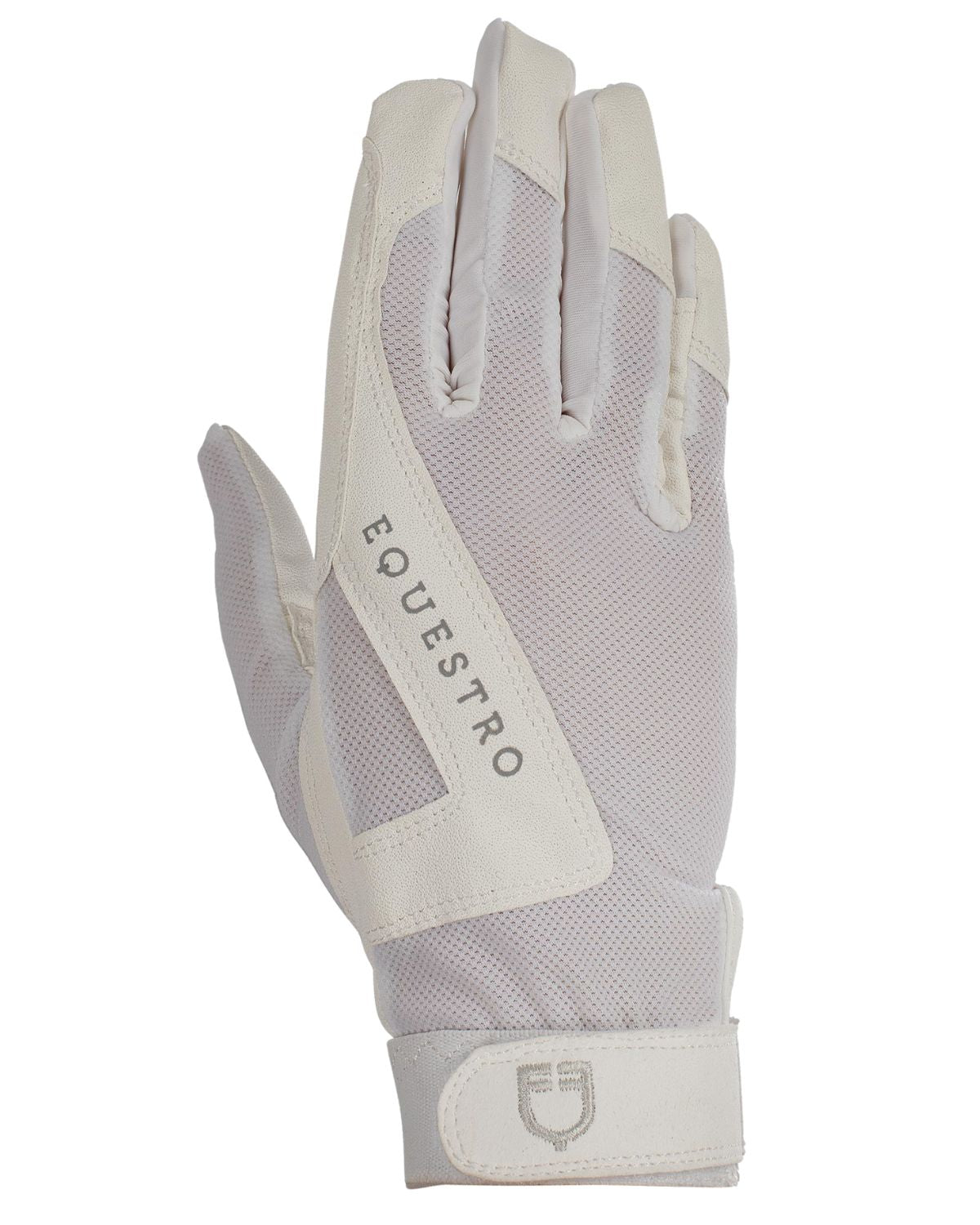 Equestro Gloves In Technical Fabric White