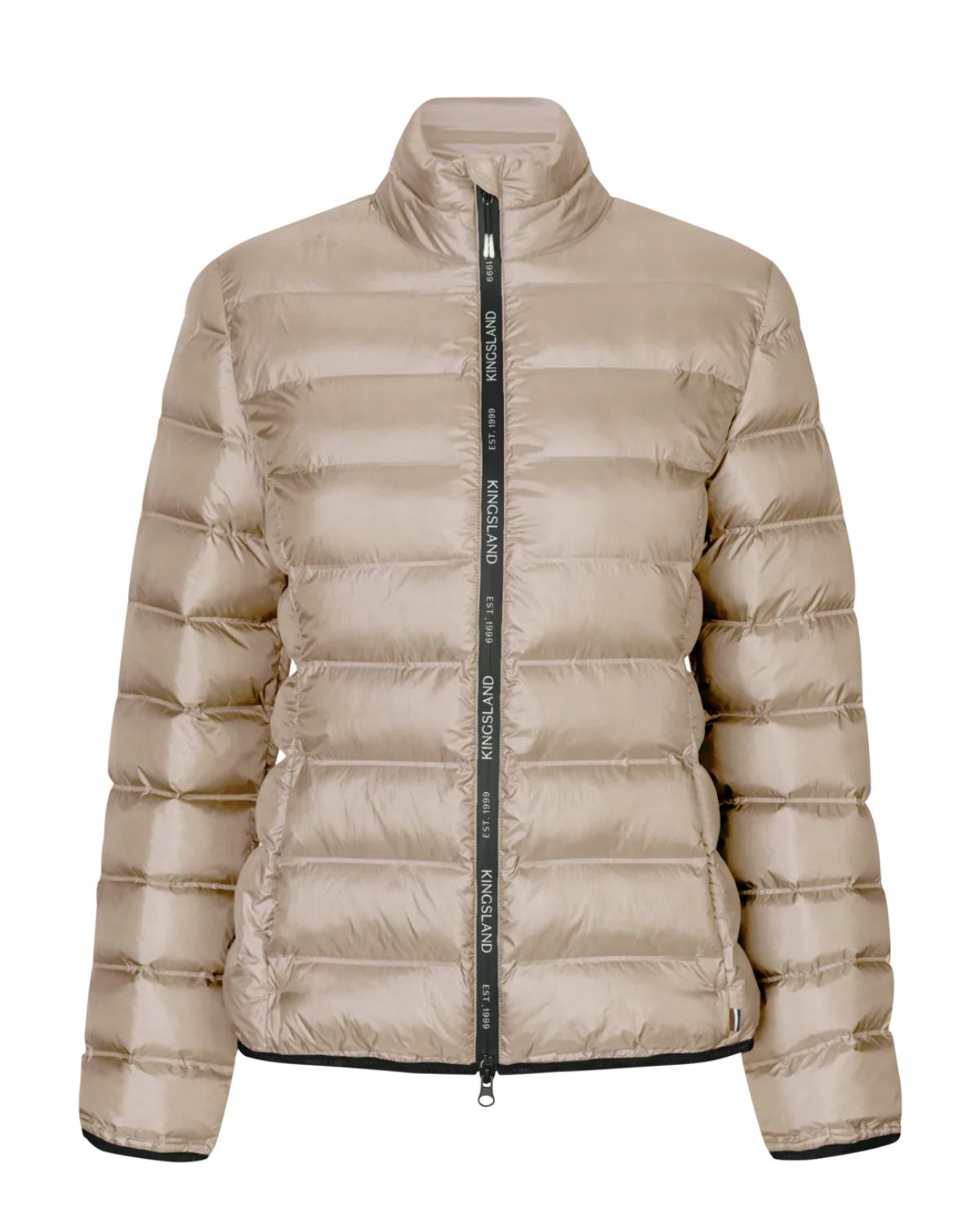 KINGSLAND KLVAM Padded Ladies Jacket Beige Cobblestone | Women's Equestrian Quilted Coat
