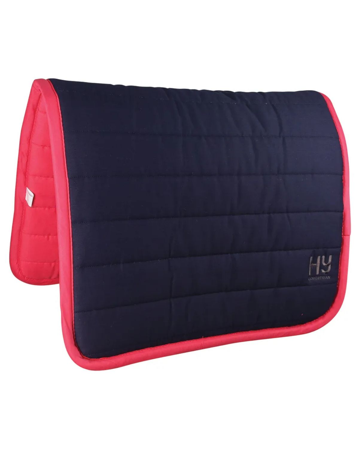 Hy Equestrian Reversible Two Colour Saddle Pad Navy/Pink