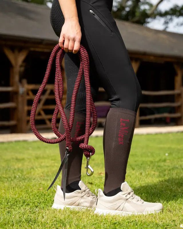 LeMieux Training Leadrope Black/Red | Equiflair