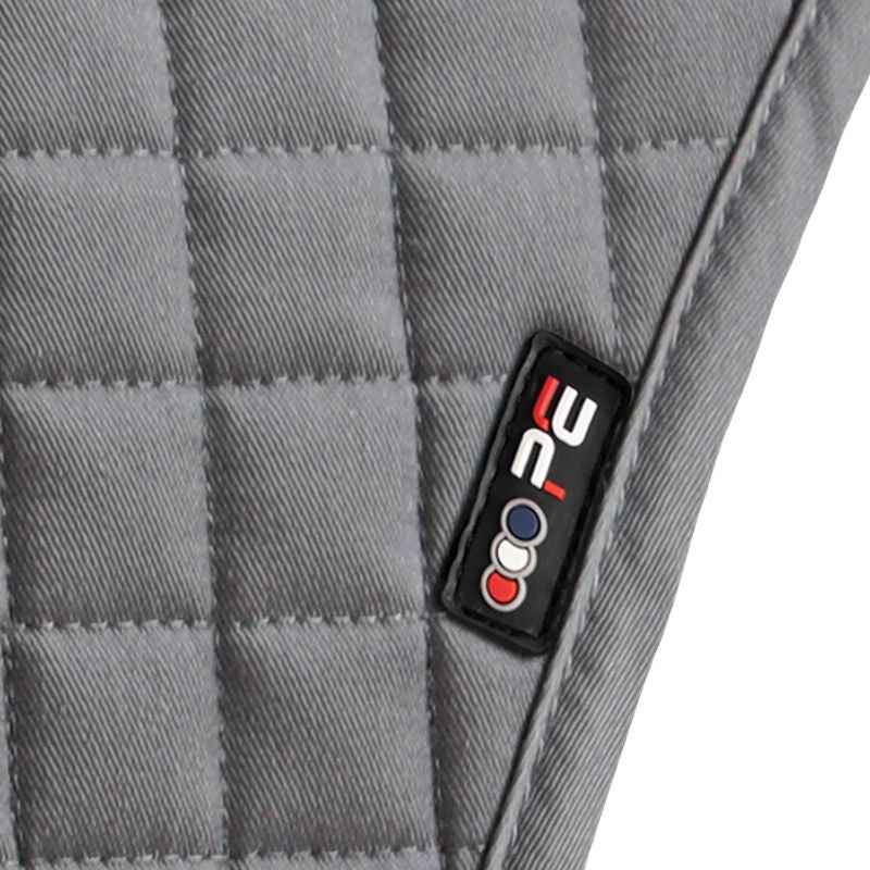 Premier Equine Close Contact Cotton Cross Country Saddle Pad Grey