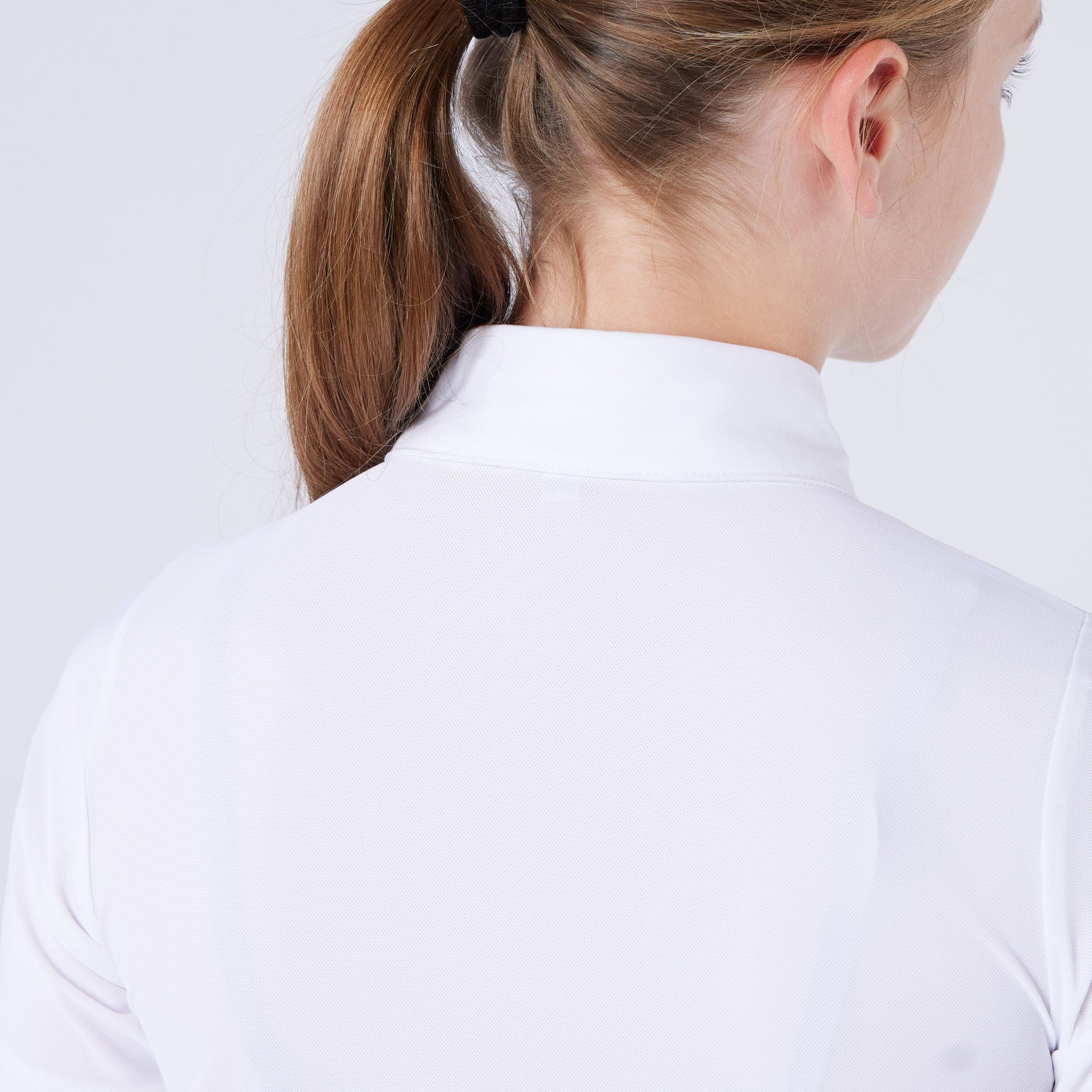 Cameo Junior Classic White Show Shirt - Equiflair Competition Apparel for Young Riders
