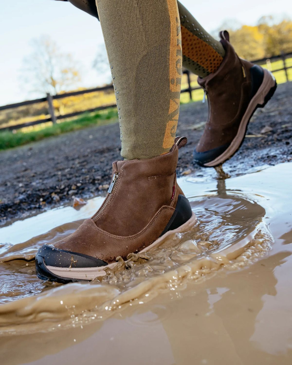 LeMieux Trex Zip Boots Brown