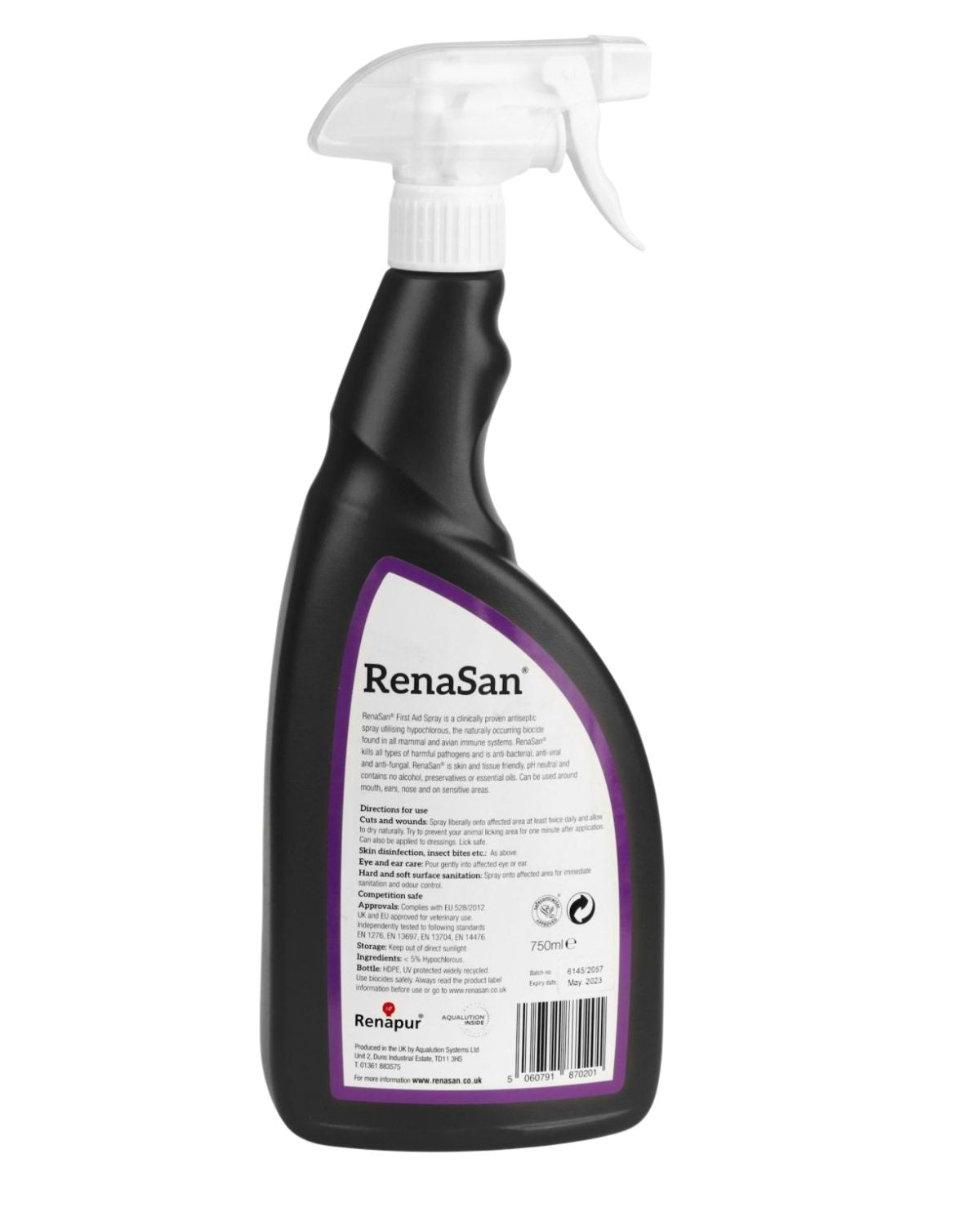 RenaSan First Aid Spray: Antiseptic for Pets & Horses - Wound Care, Disinfection