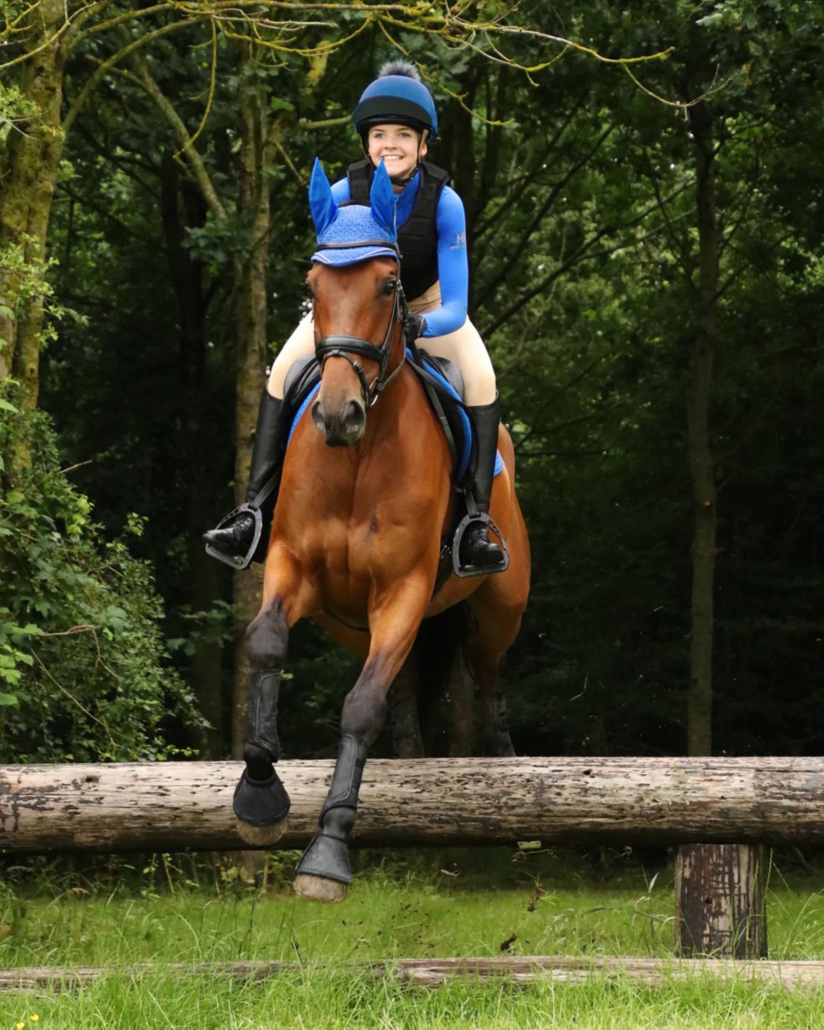 Hy Sport Active Hat Silk with Interchangeable Pom Pom - Jewel Blue