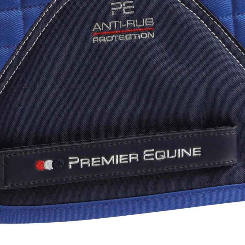 Premier Equine Close Contact Cotton Dressage Saddle Pad Royal Blue