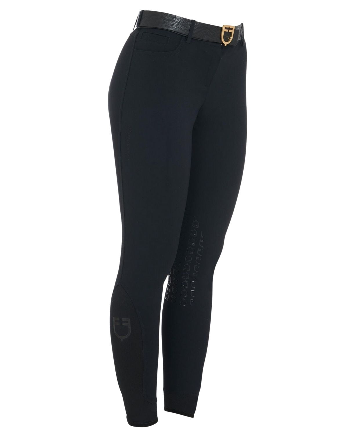 Equestro Women's Latest Generation Summer Breeches Black