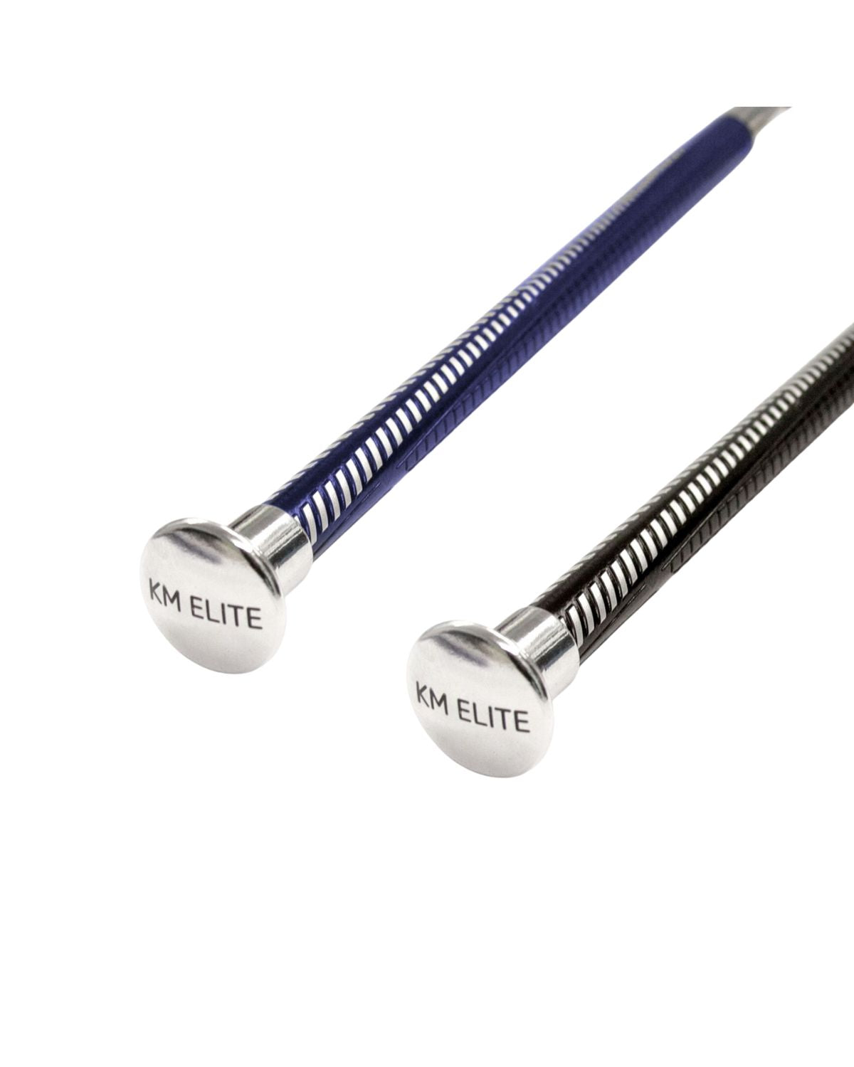 KM ELITE ULTRA BALANCED DRESSAGE WHIP NAVY - Balanced Riding Whip | Equiflair