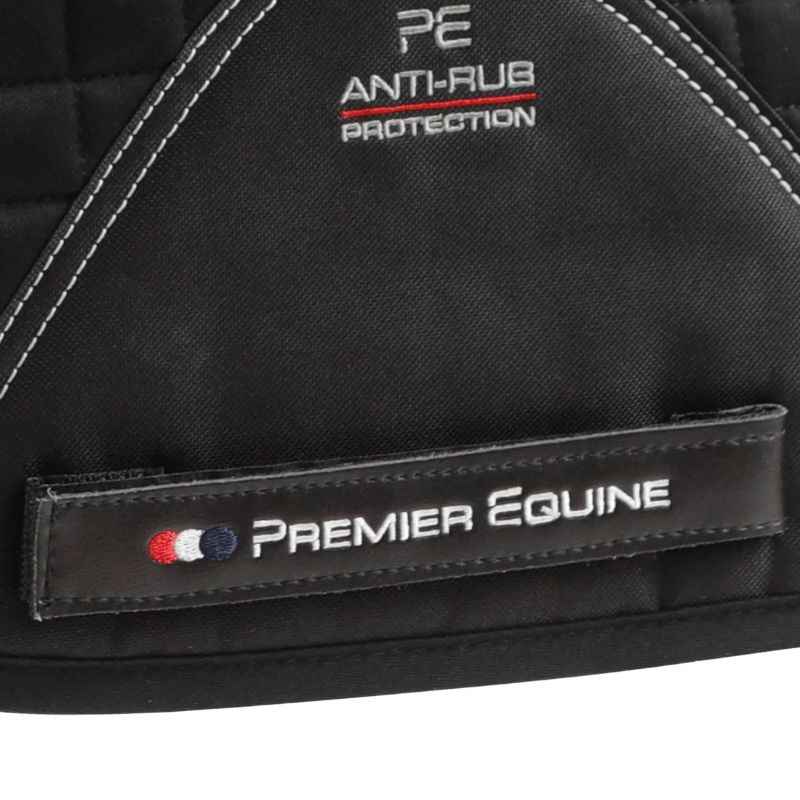 Premier Equine Close Contact Cotton Dressage Saddle Pad Black