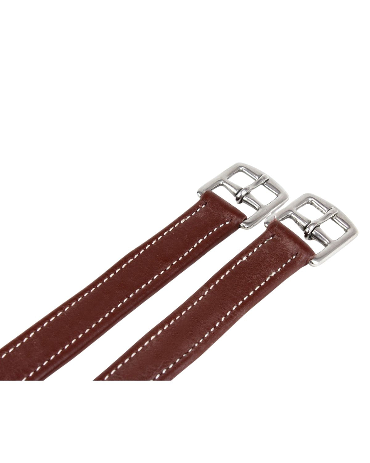 KM Elite Luxury Stirrup Leathers Chestnut