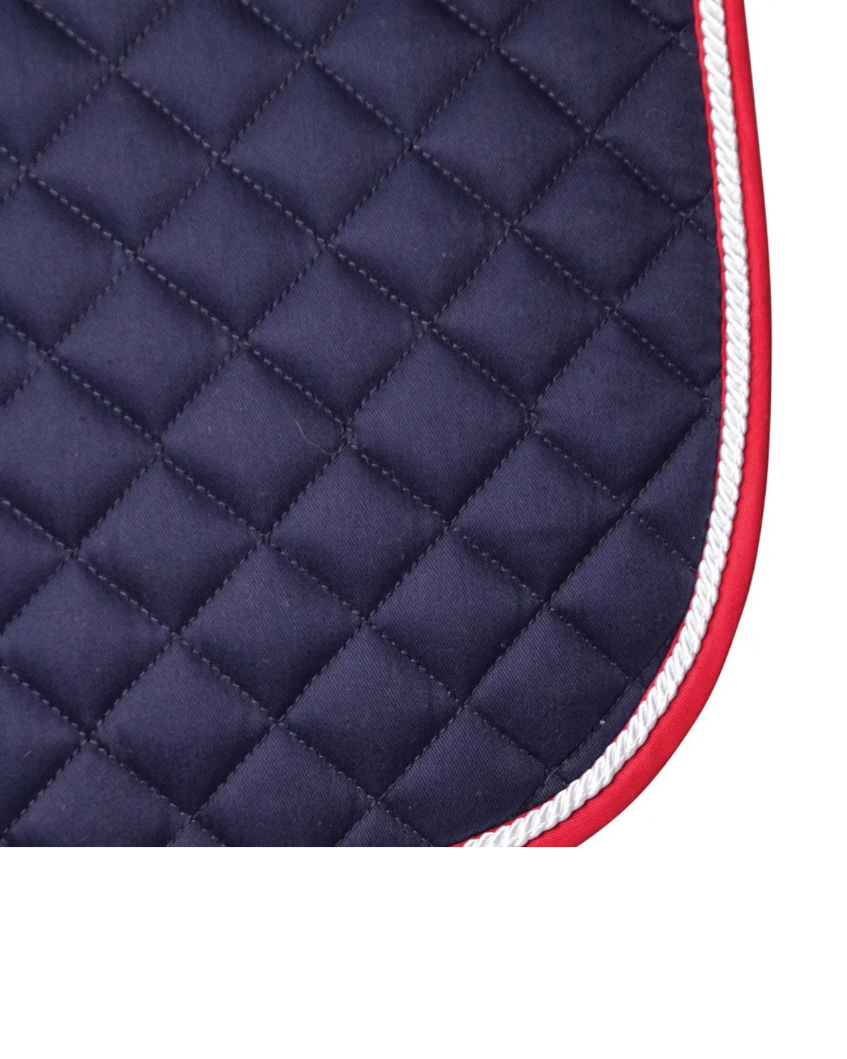Hy Equestrian Splendid Showjump Saddle Pad Navy/Red/White