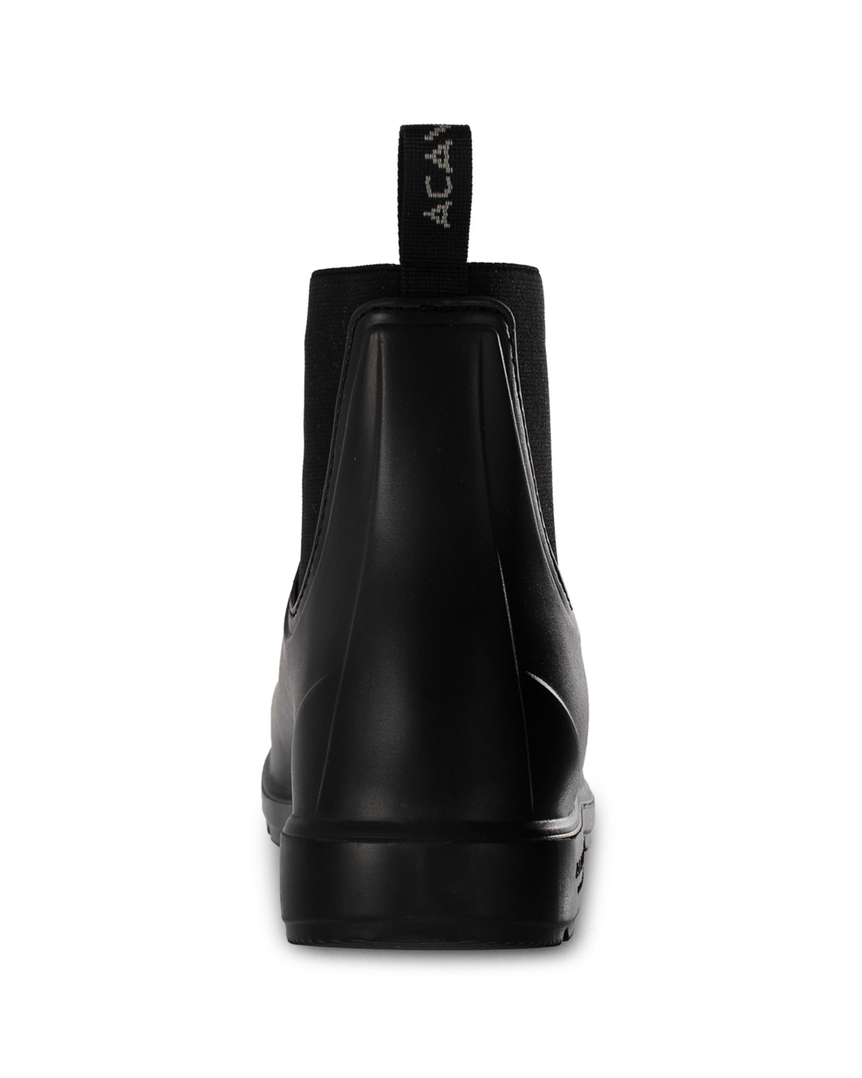 Acavallo Piuma Rubber Jodhpur Boots Black