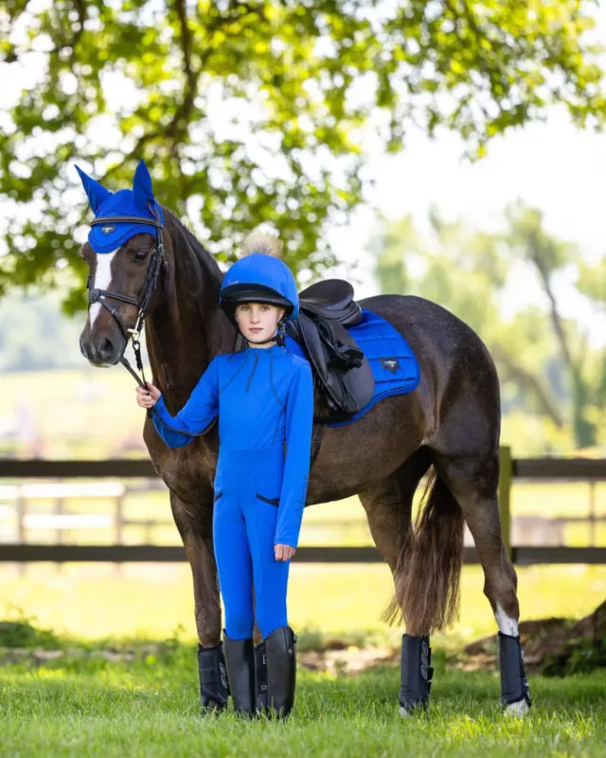 LeMieux Loire Classic GP Square Benetton Blue | Equiflair