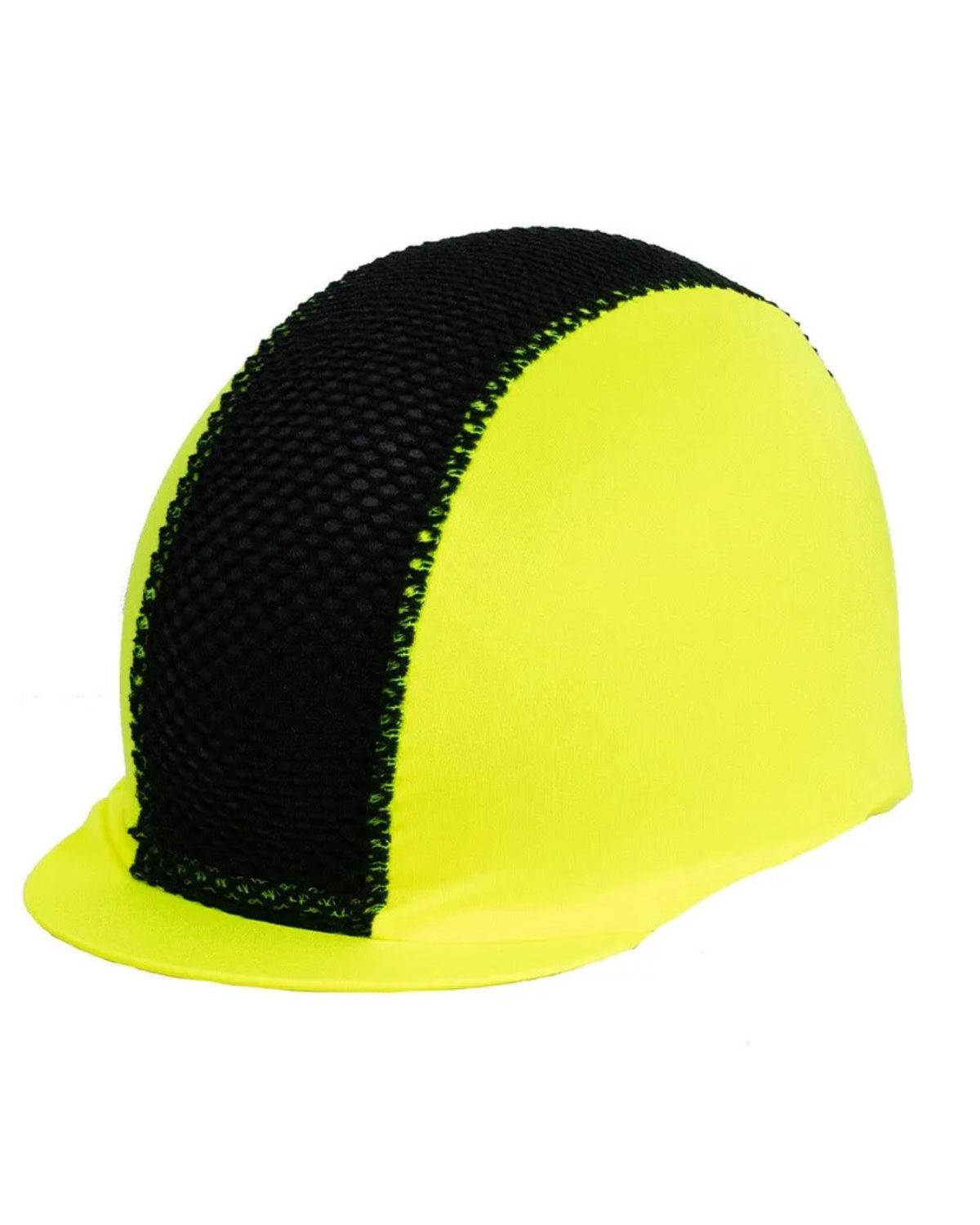 Hy Equestrian Mesh Hat Cover Yellow/Black - location-31143526467-outofstock location-31154962499-instock