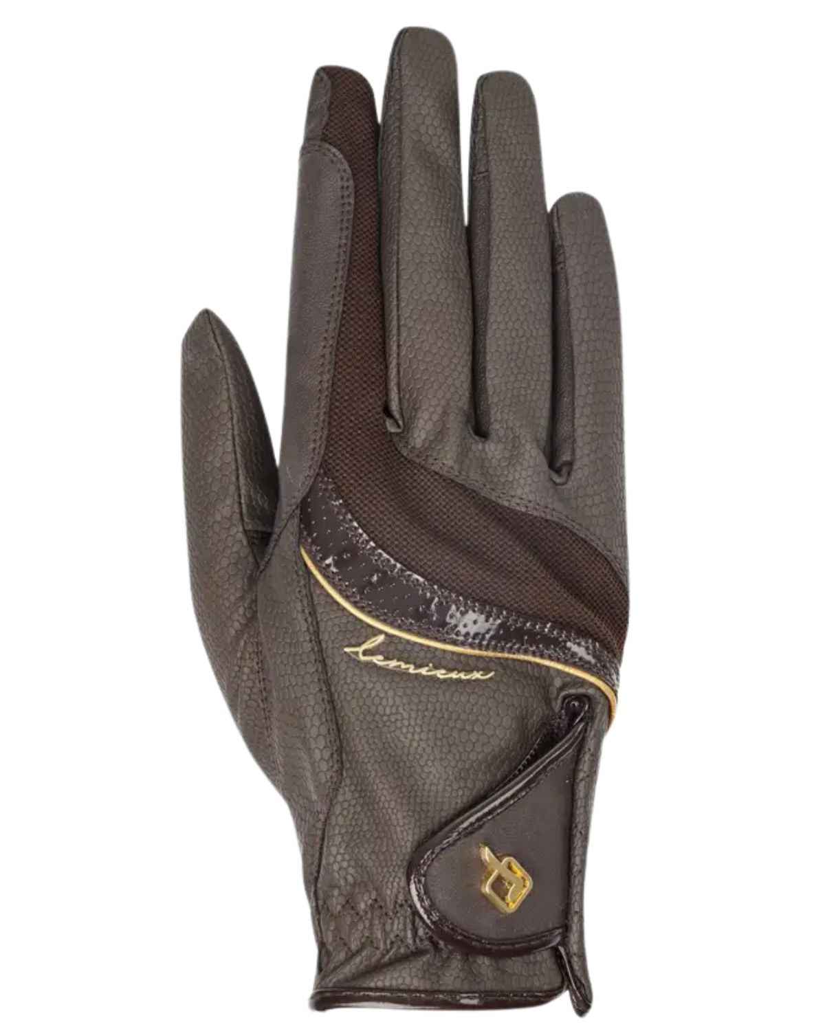 LeMieux Competition Gloves Brown