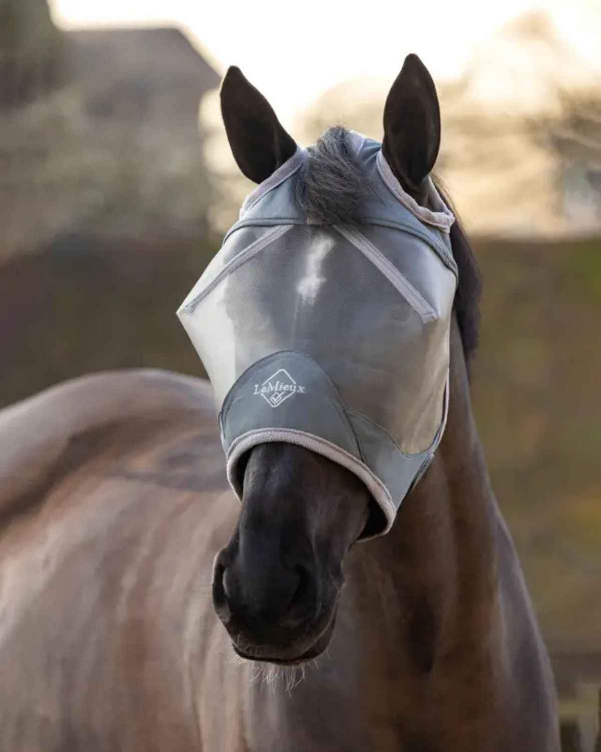 LeMieux ArmourShield Pro Standard Fly Mask Grey