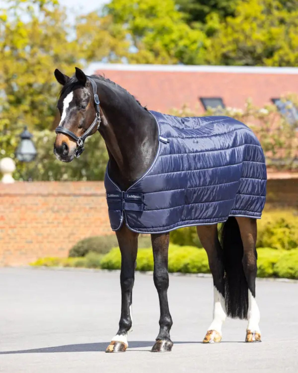 LeMieux Horse Rug Liner 200g: Winter Warmth for Your Horse, Blue Quilted Blanket