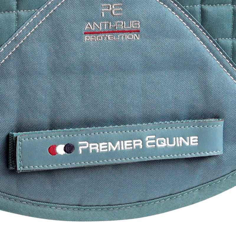 Premier Equine Close Contact Cotton Cross Country Saddle Pad Turquoise