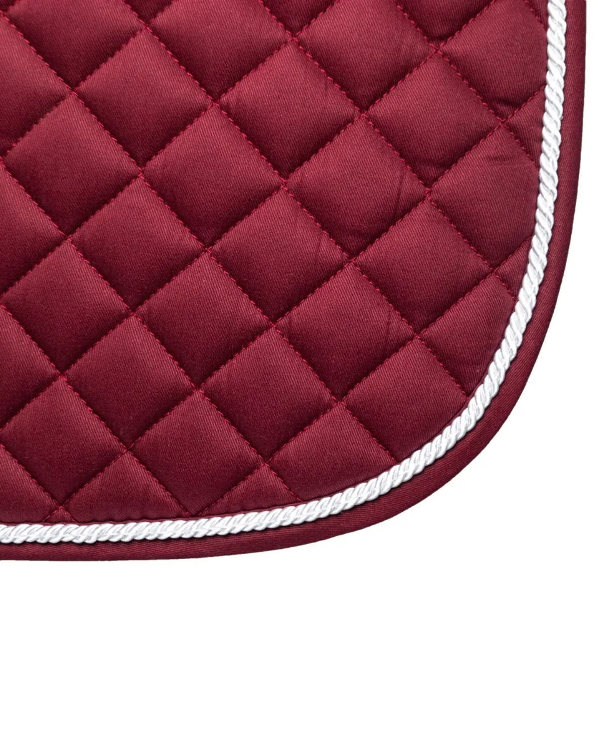 Hy Equestrian Splendid Showjump Saddle Pad Burgundy/White