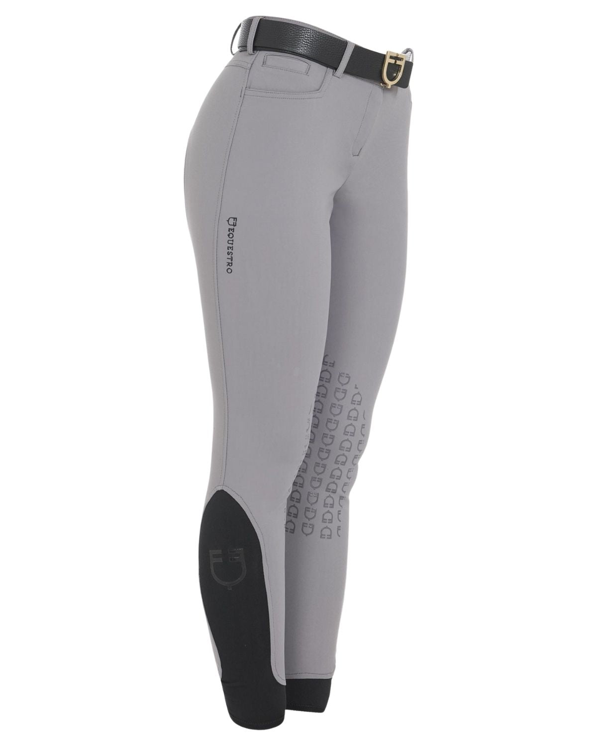 Equestro Women'S Latest Generation Summer Breeches Frost Grey
