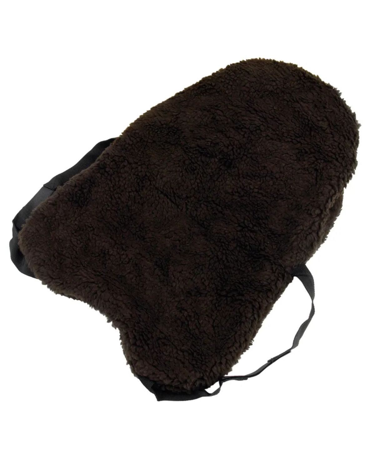 Hy Equestrian Fur Fabric Seat Saver Brown