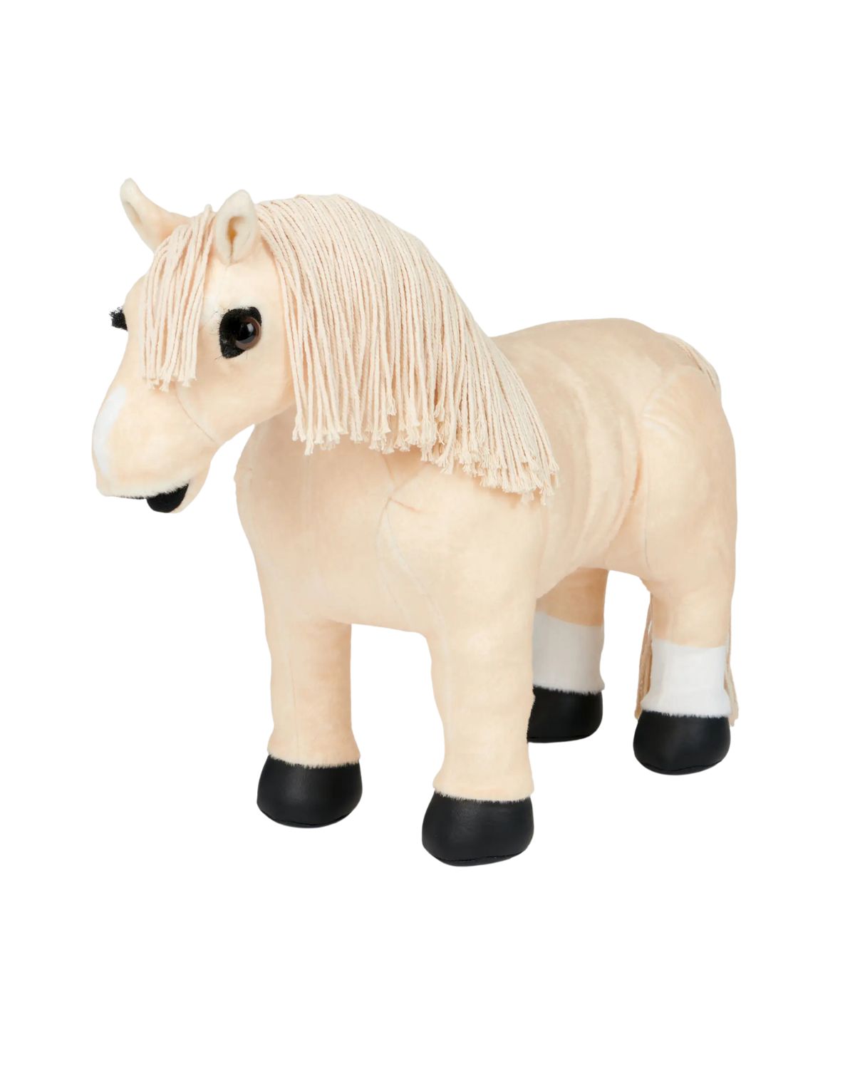 LEMIEUX TOY PONY POPCORN - Palomino Plush Horse Toy with Plaitable Mane & Tail | Equiflair