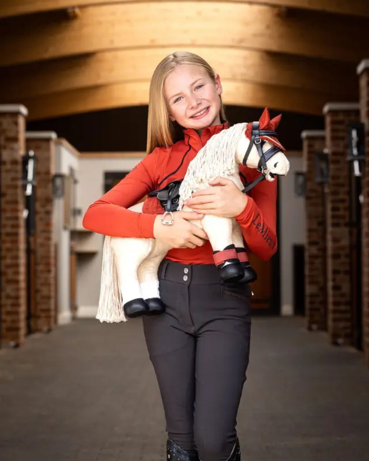 Lemieux Toy Pony Popcorn: Palomino Equestrian Toy Horse for Kids