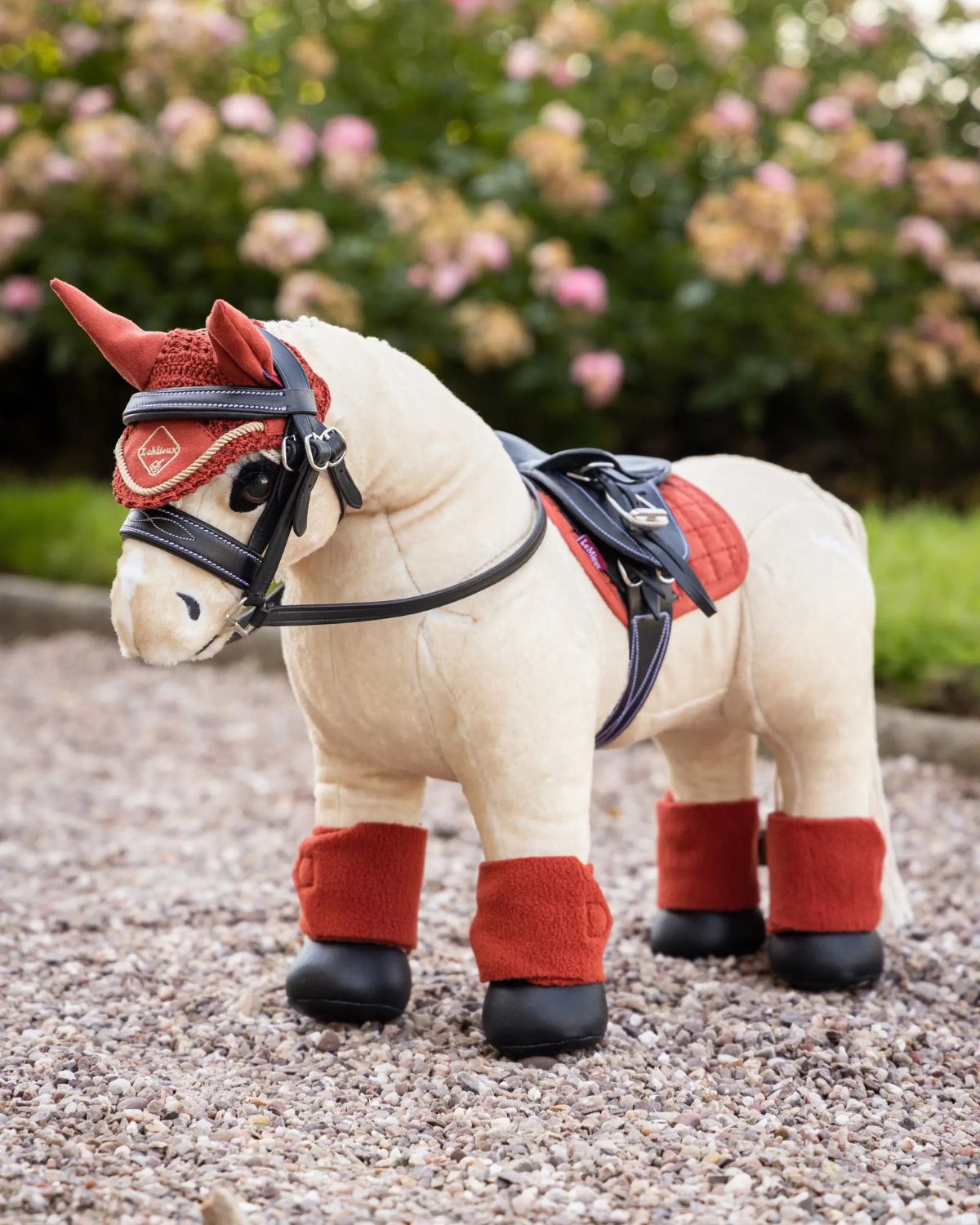 LEMIEUX Popcorn Toy Pony - Plush Palomino Show Horse with Accessories - Shop at Equiflair