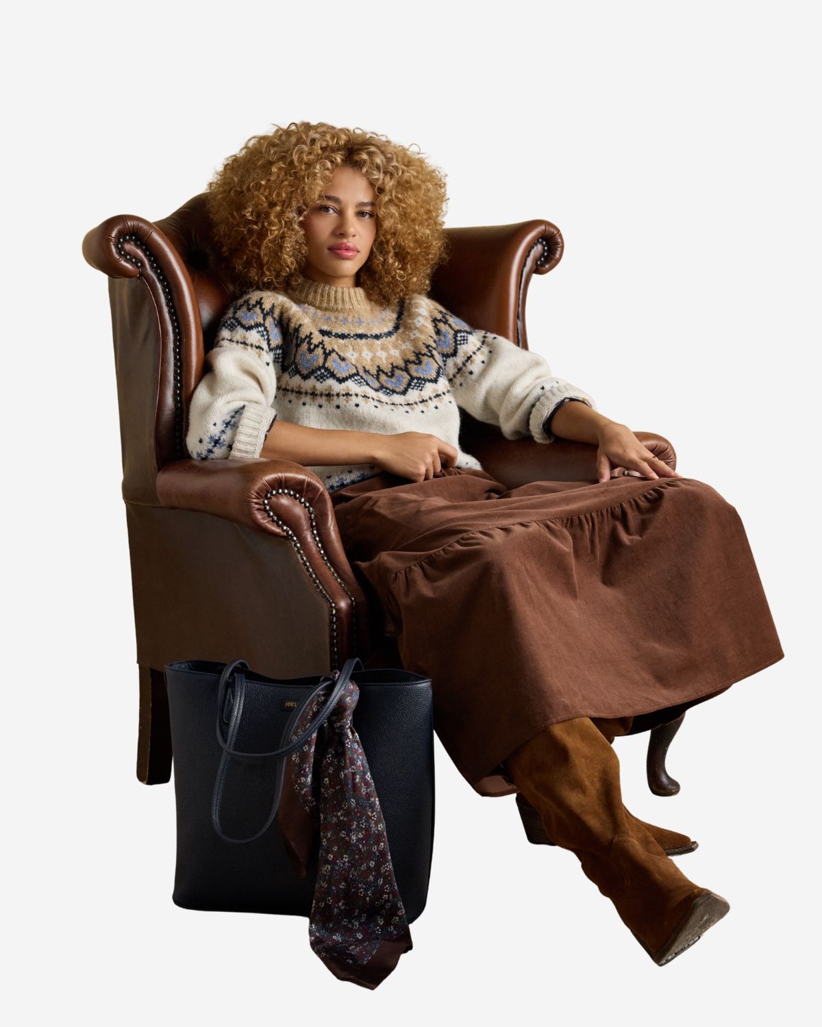 Joules Jemima Navy Tote Bag