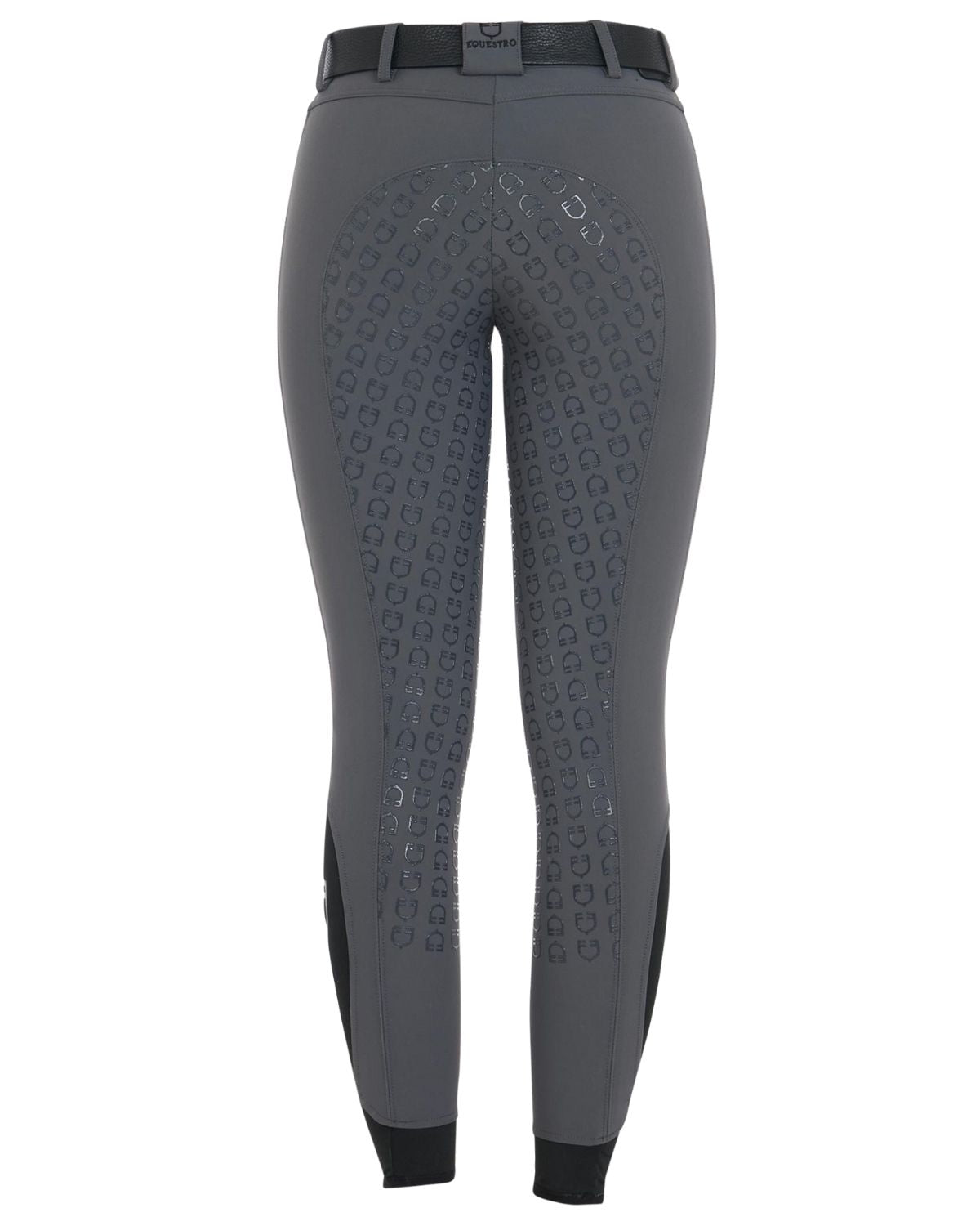 Equestro Women's Full Grip Slim Fit Breeches Asphalt