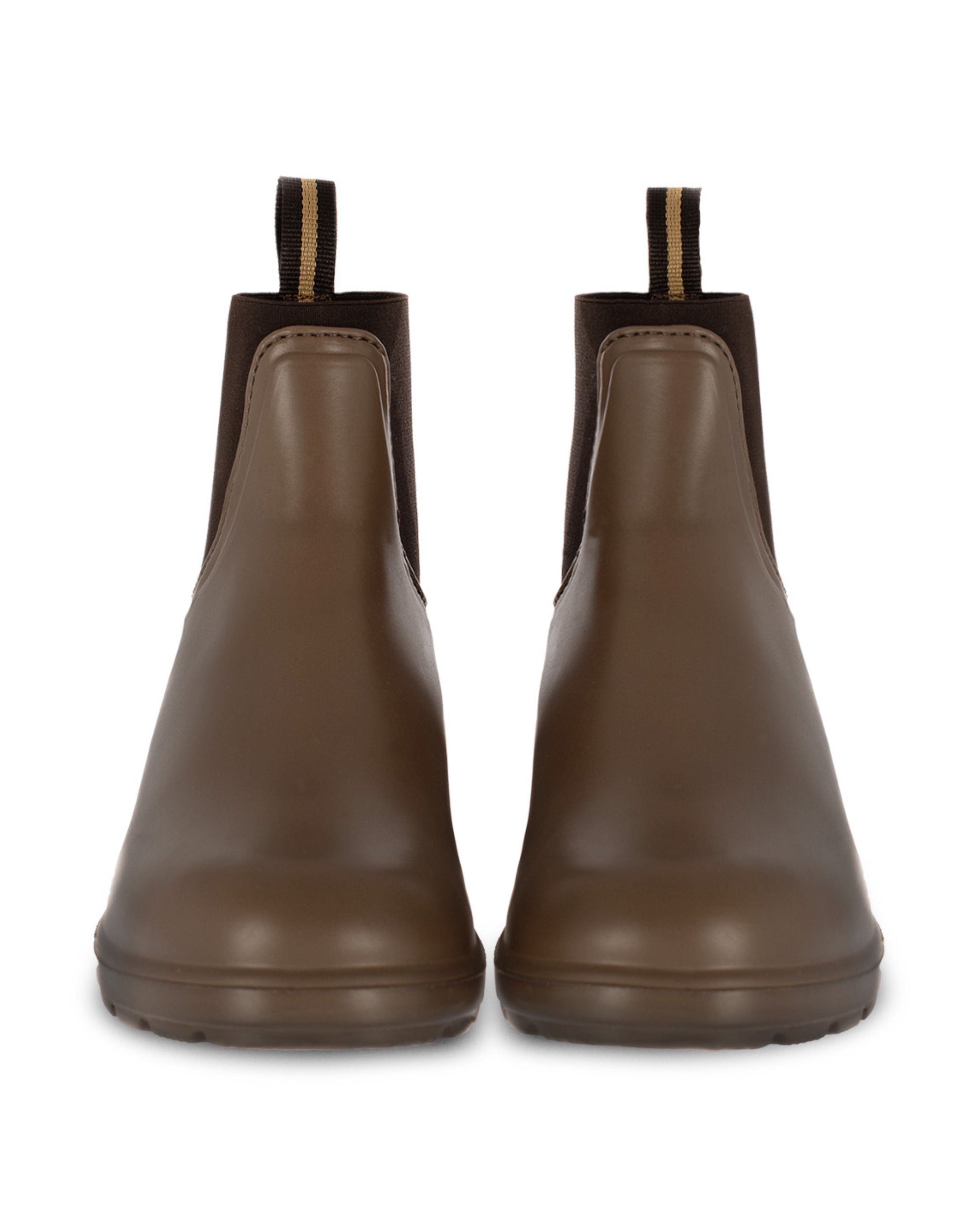 Acavallo Piuma Rubber Jodhpur Boots Chocolate