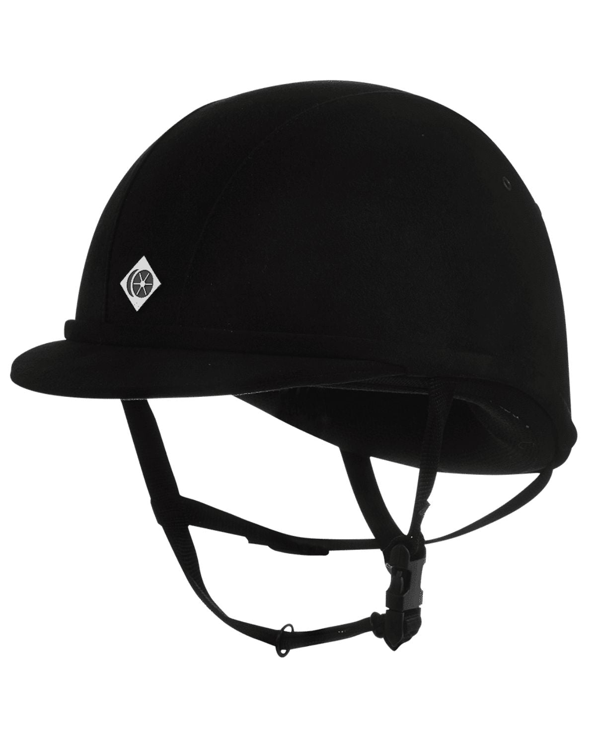 Charles Owen YR8 Junior Black Riding Helmet: Safe, Comfortable Equestrian Helmet for Kids