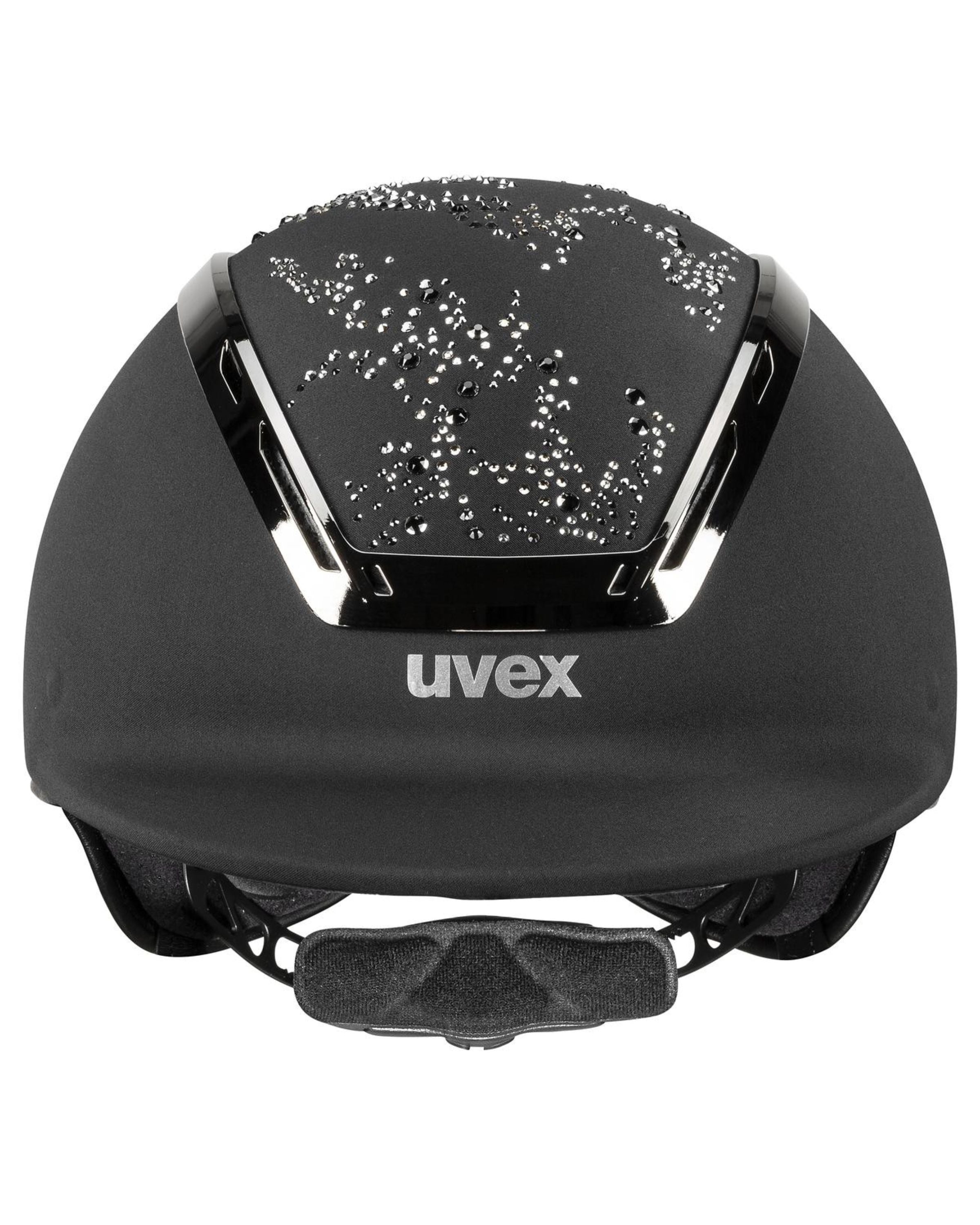 Uvex Exxeed Diamond Riding Helmet - Satin Black