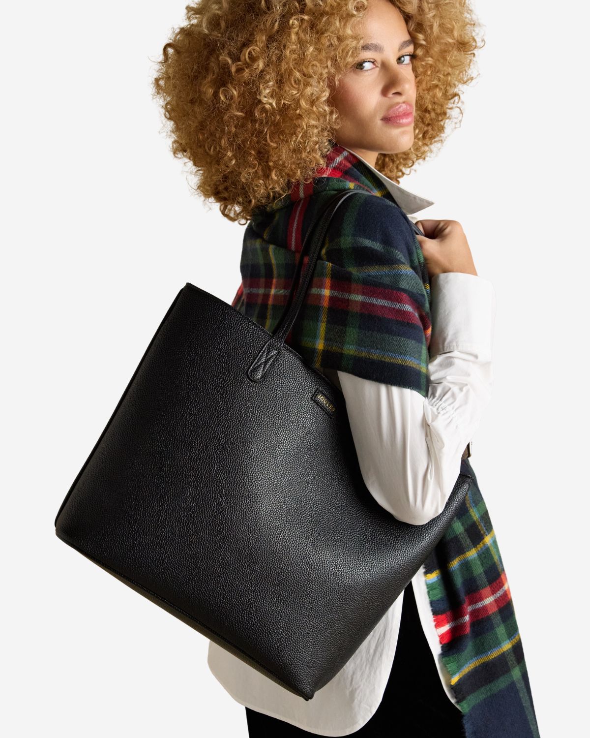 Joules Jemima Black Tote Bag