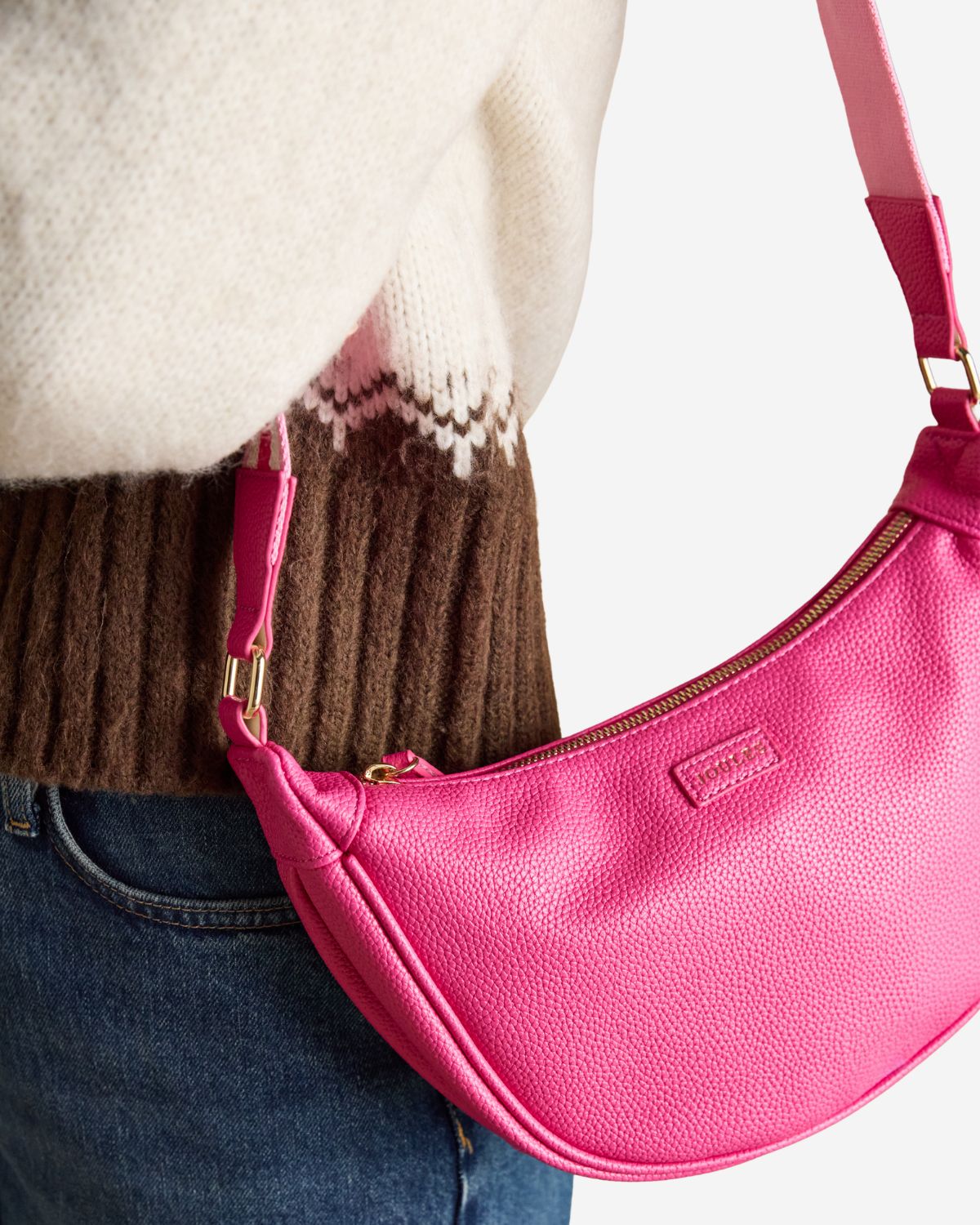 Joules Jade Moon Cross Body Bag Pink | Equiflair