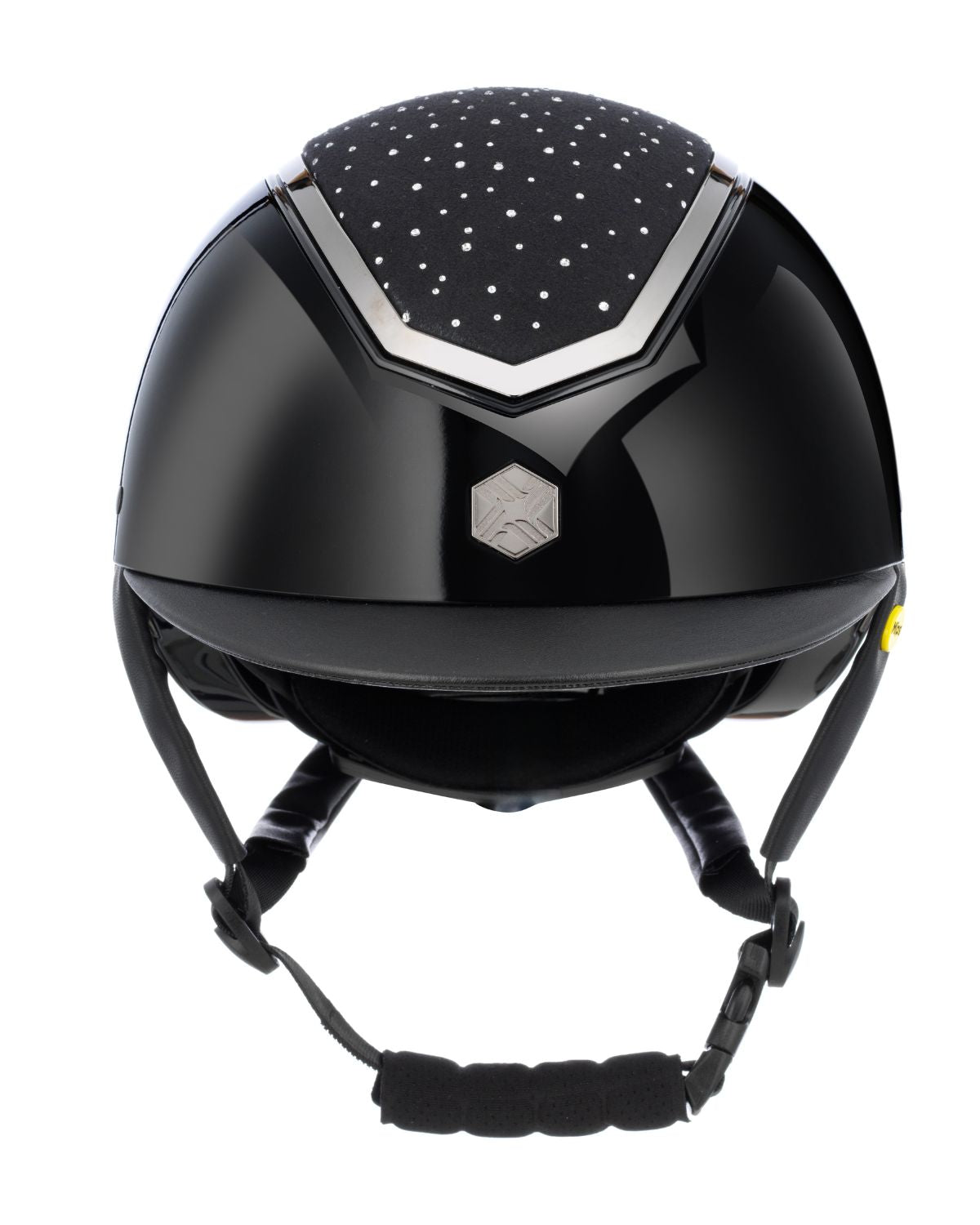 CHARLES OWEN KYLO EQX Riding Helmet - Black Gloss with MIPS Technology | Equiflair