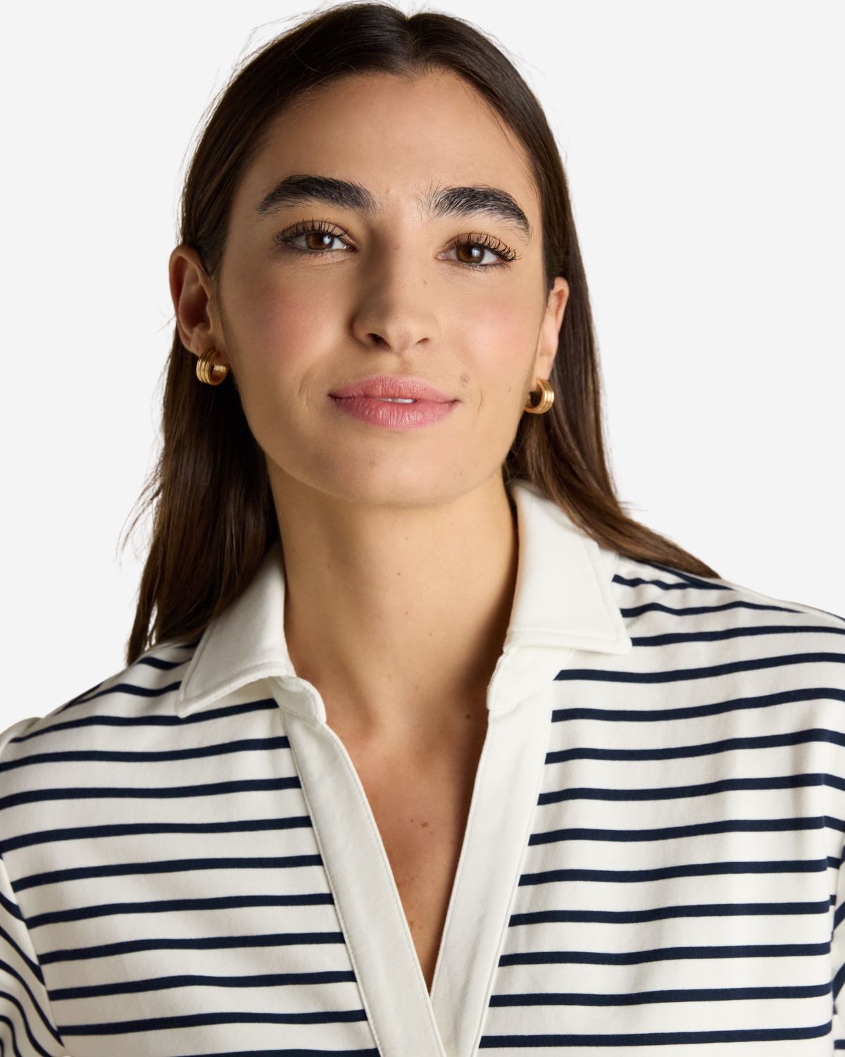 Joules Tallie Sweat Long Sleeve Top Navy/Cream